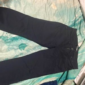 Black Stretch + Legging Mid Rise Jeans
